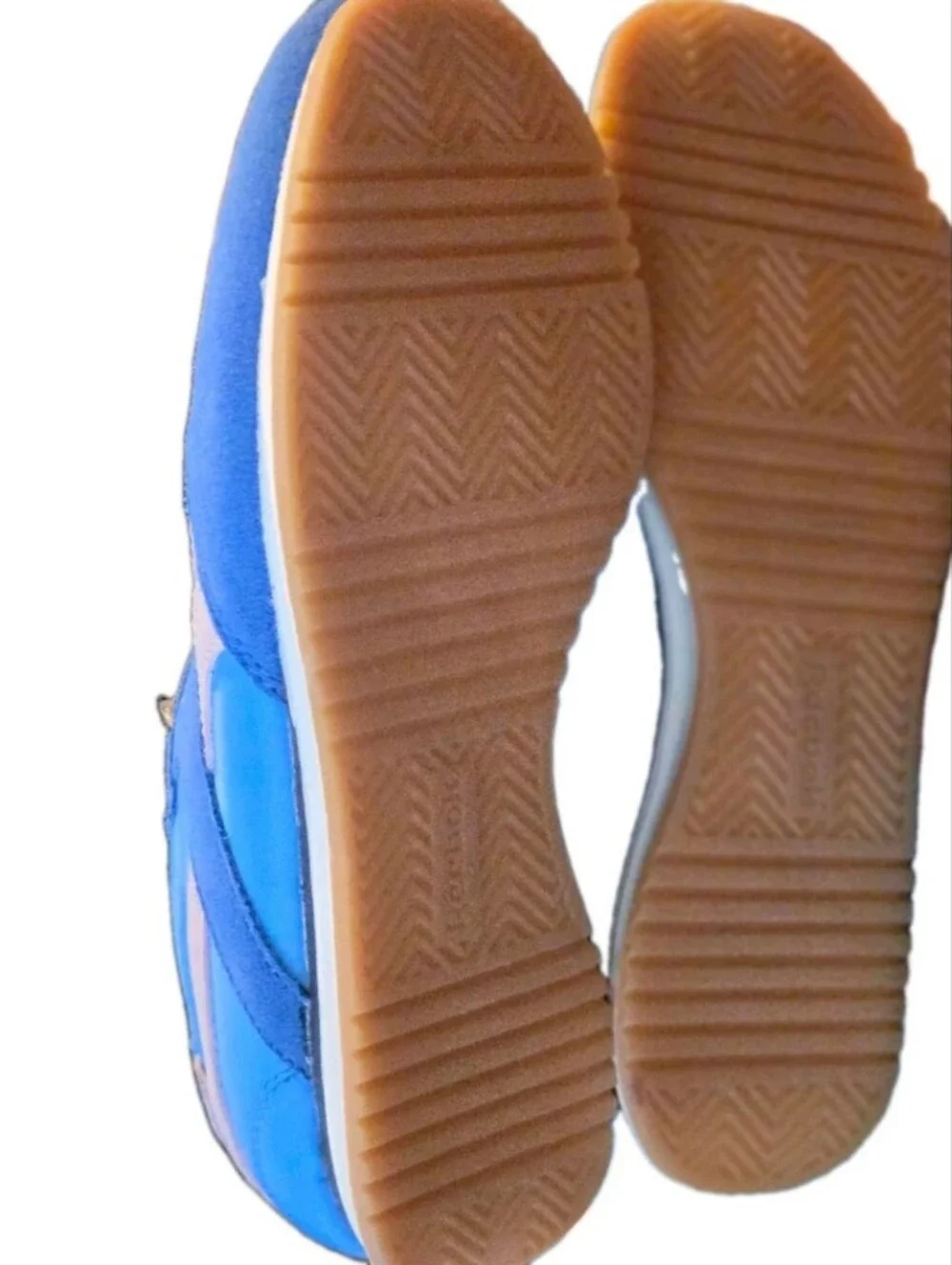 Reebok Shoes Women's 8.5 Fiona Blue Pink Retro Sneakers New